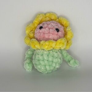 Handmade Crochet Flower Buddy Plush